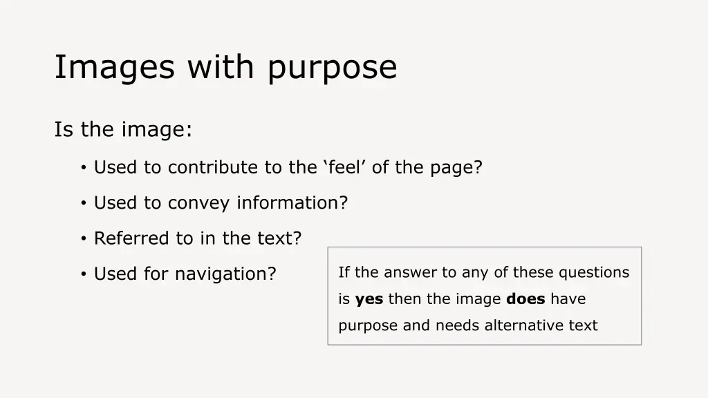 images with purpose