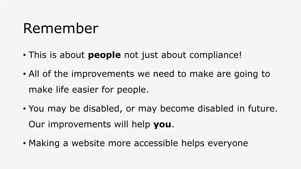 remember