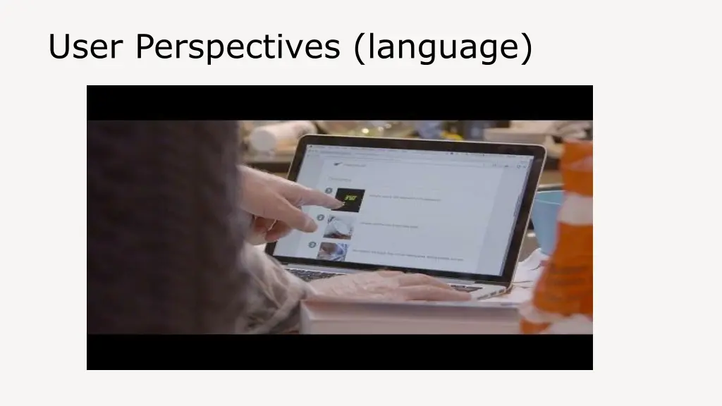 user perspectives language
