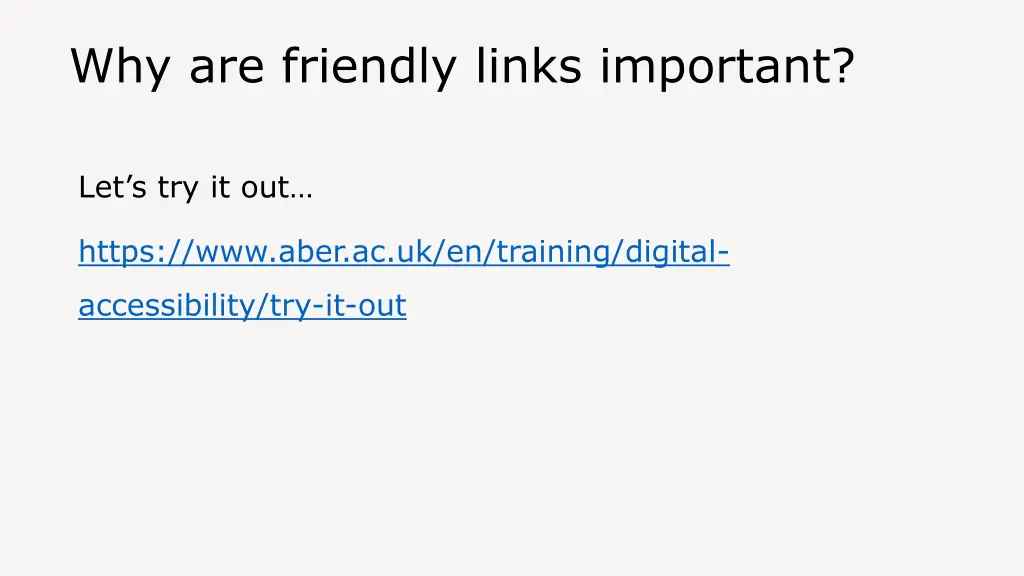 why are friendly links important