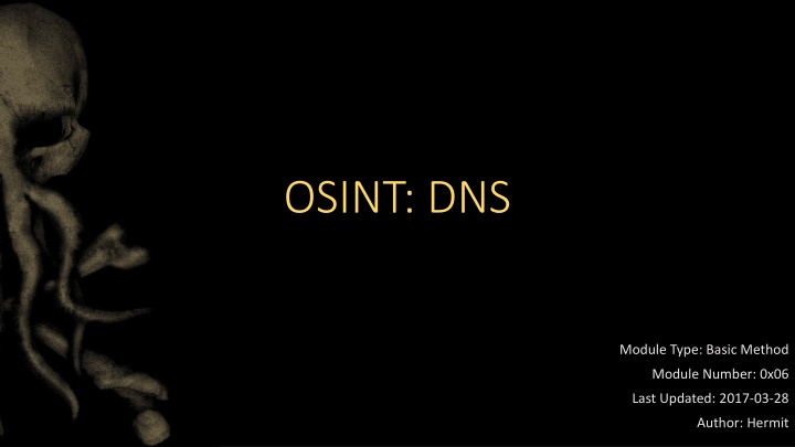 osint dns