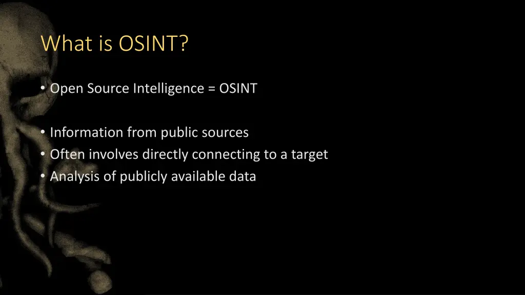 what is osint