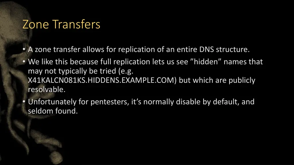 zone transfers