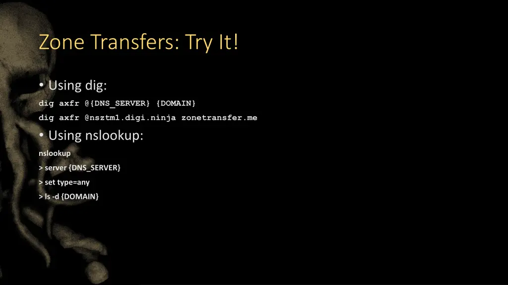 zone transfers try it