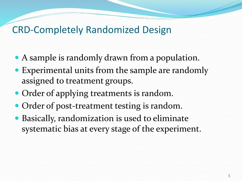 crd completely randomized design