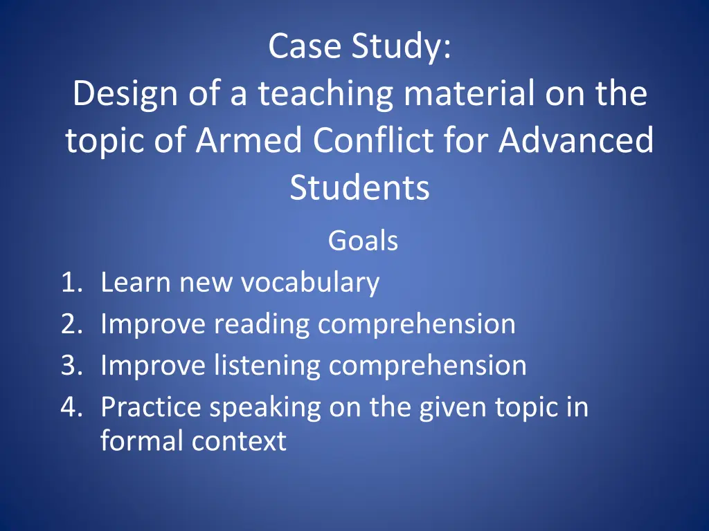 case study