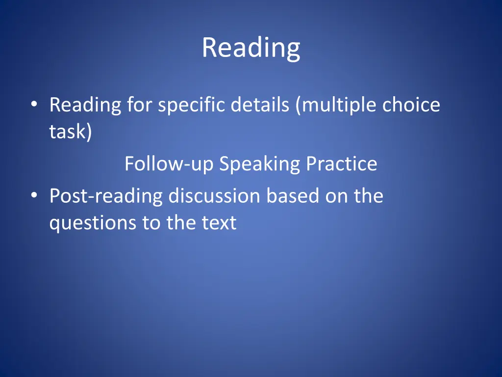 reading