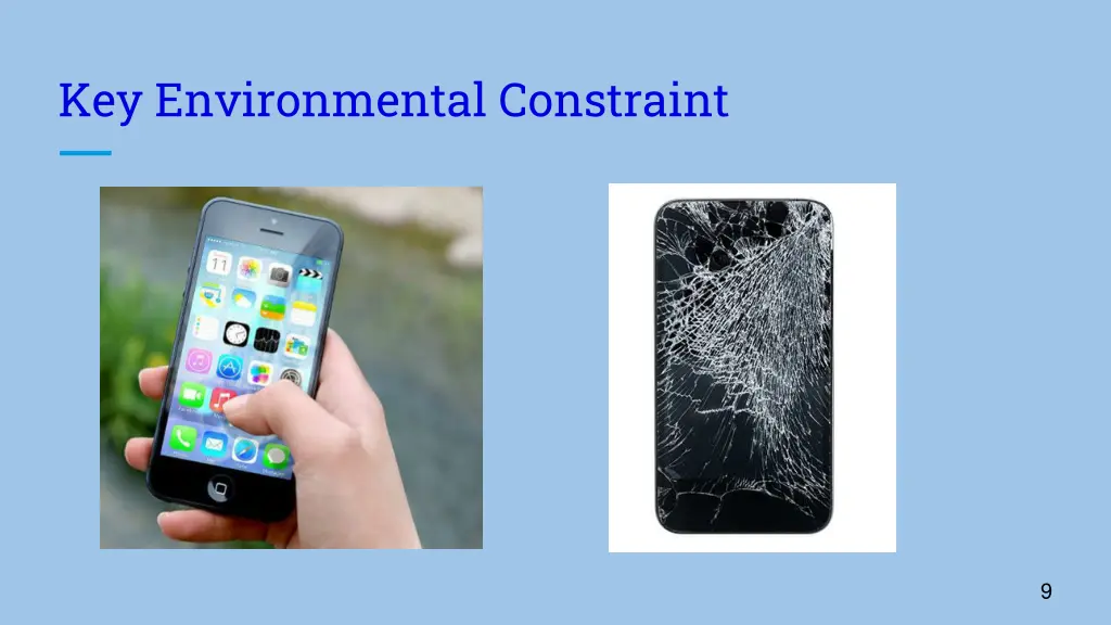 key environmental constraint