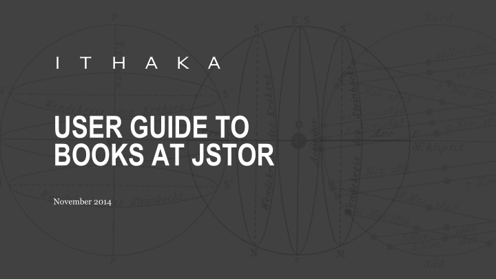 user guide to books at jstor