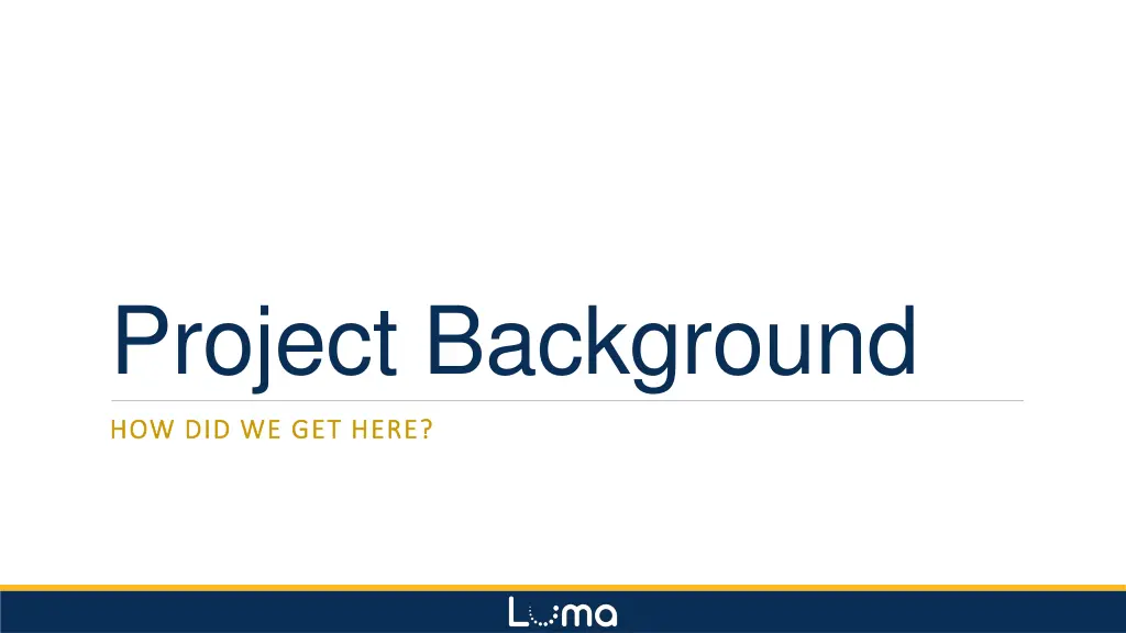 project background