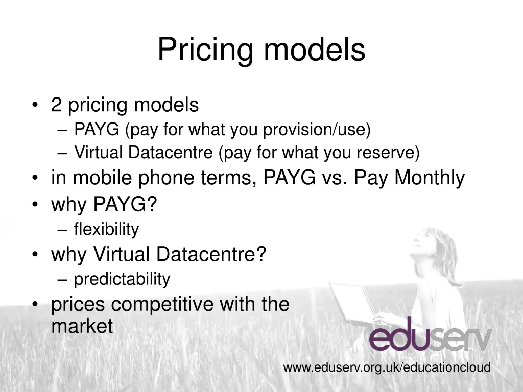 pricing models