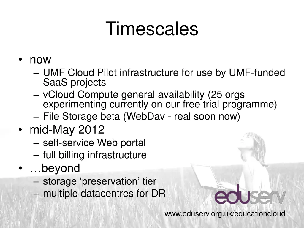timescales