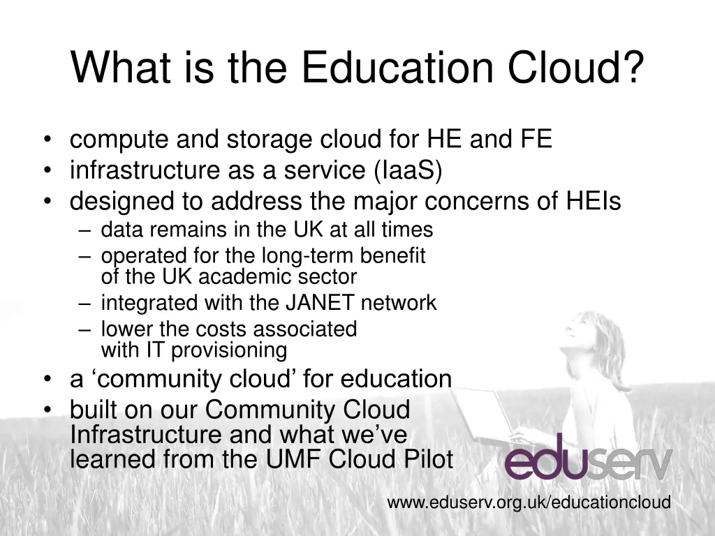what is the education cloud
