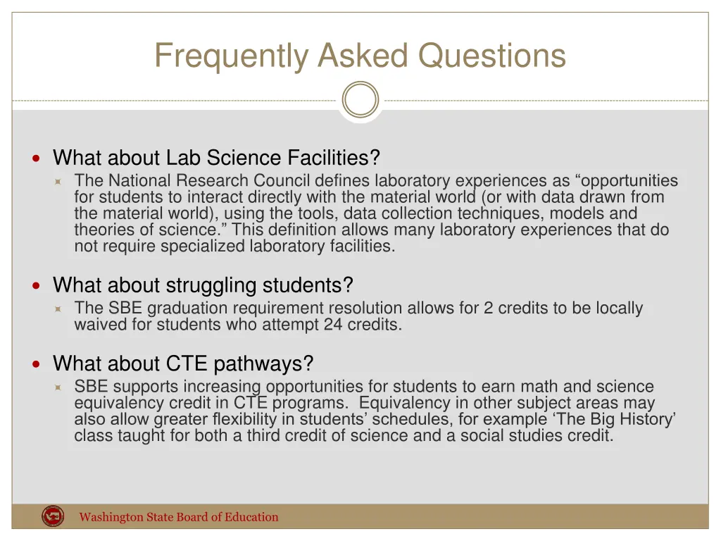 frequently asked questions