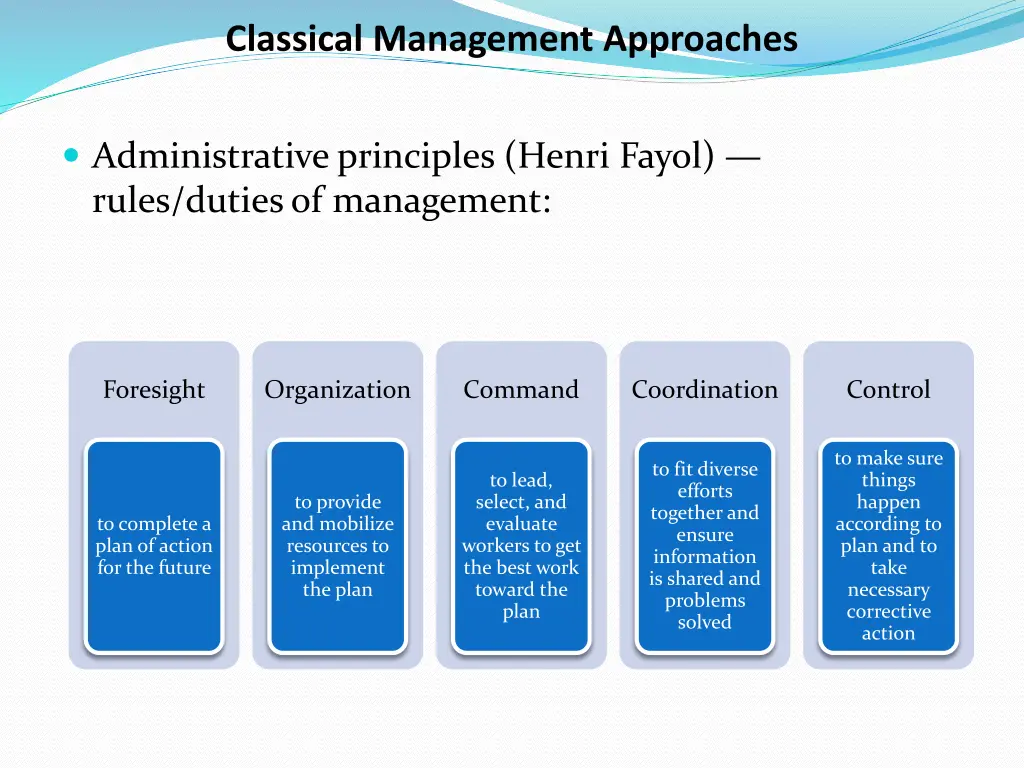 classical management approaches 3