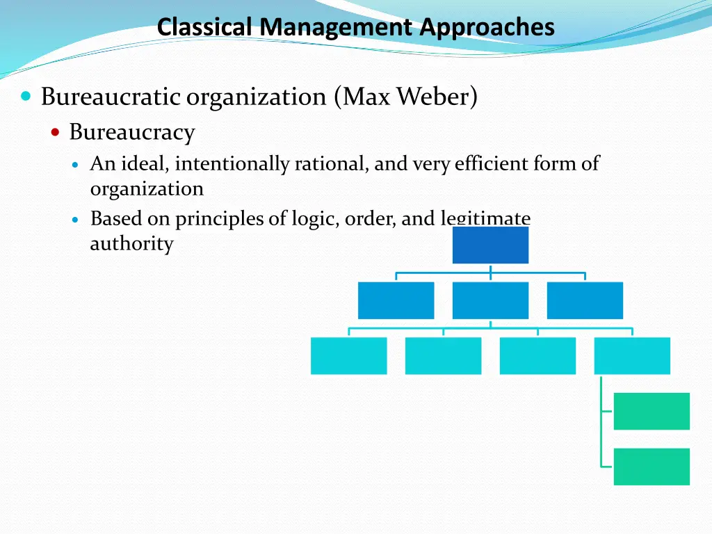 classical management approaches 5
