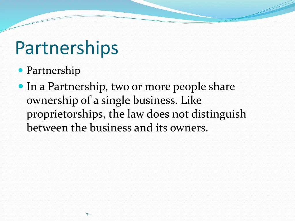 partnerships