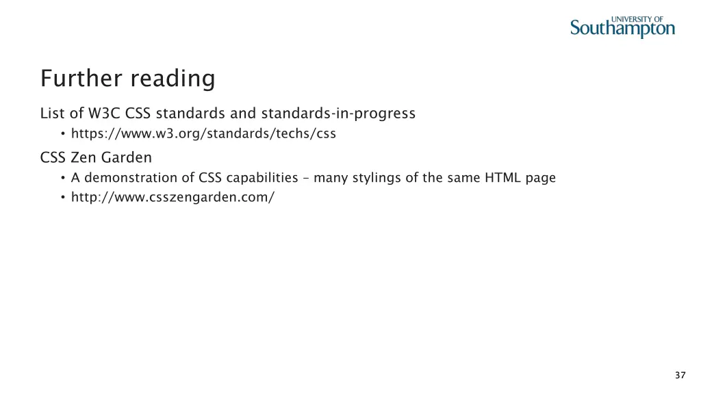 further reading