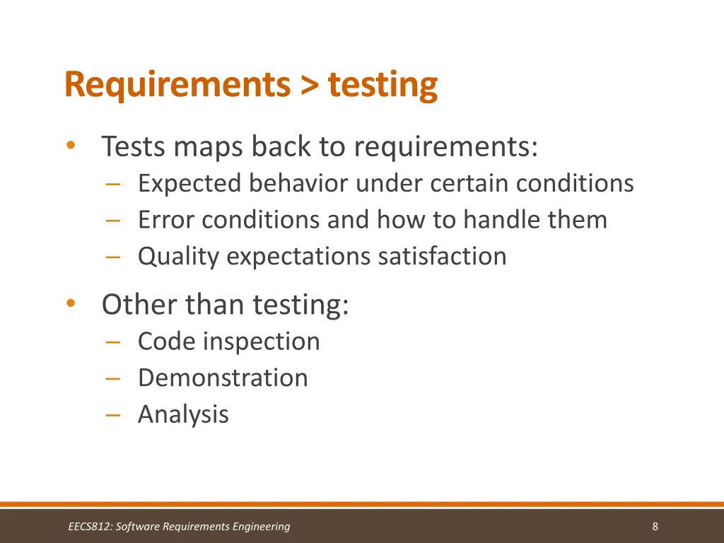 requirements testing