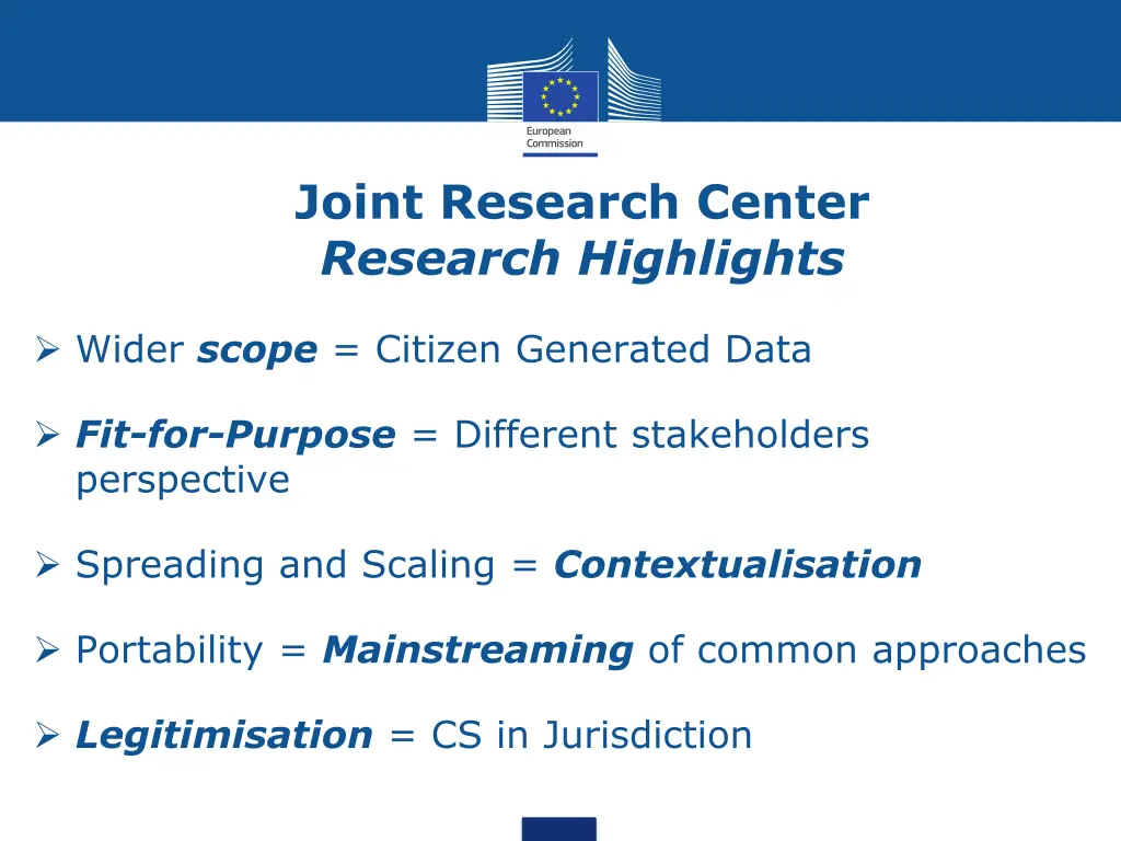 joint research center research highlights