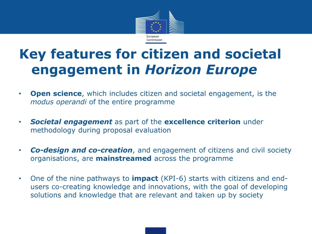 key features for citizen and societal engagement