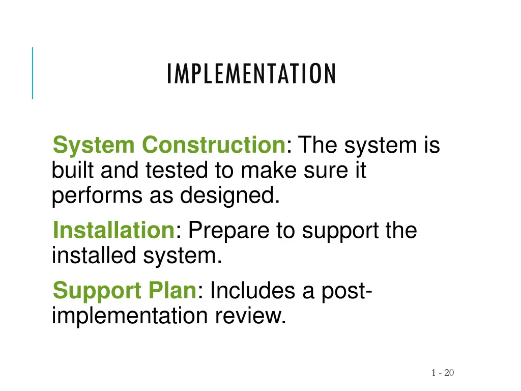 implementation 1