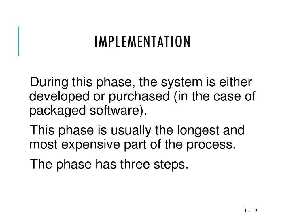 implementation