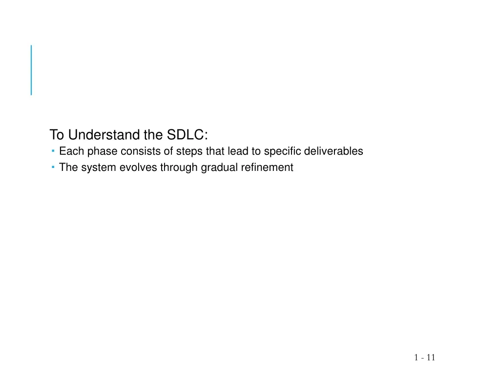 to understand the sdlc each phase consists