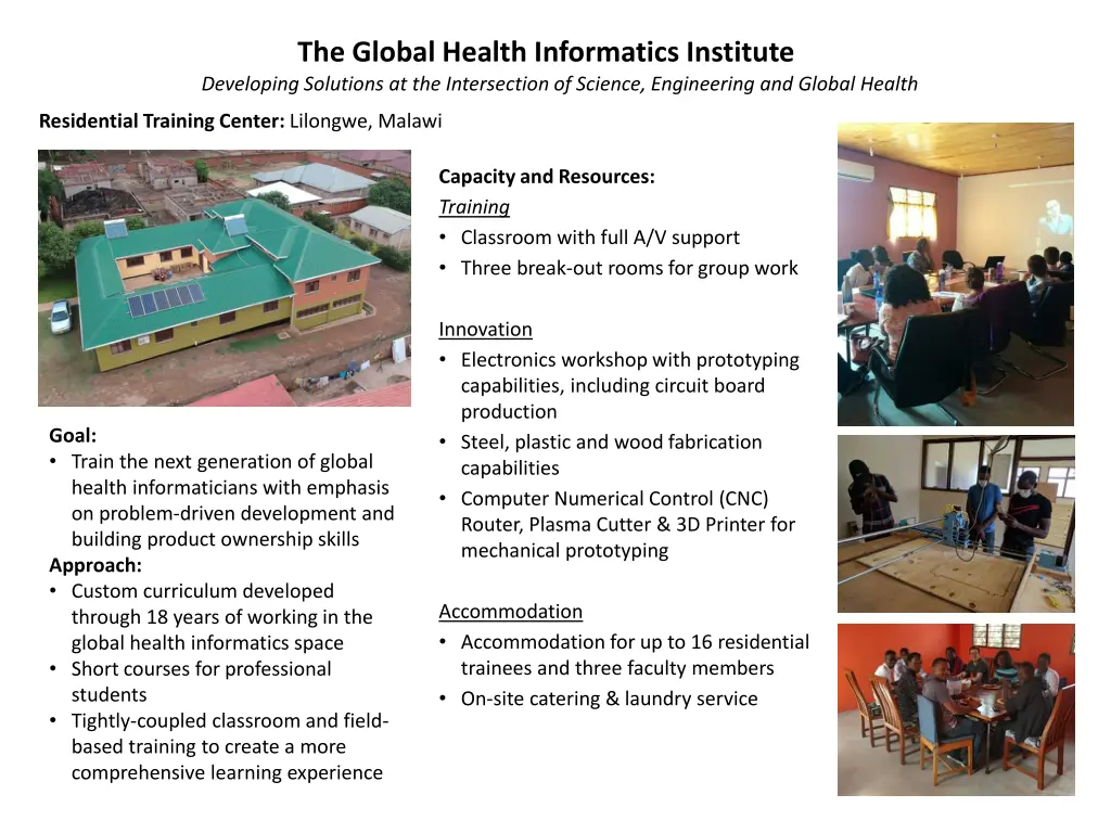 the global health informatics institute