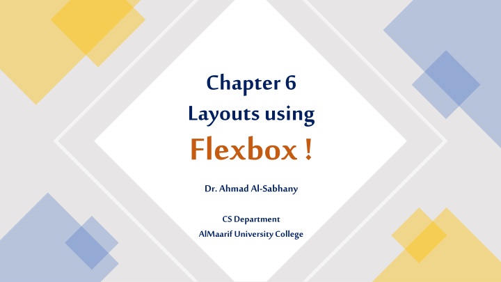 chapter 6 layouts using flexbox