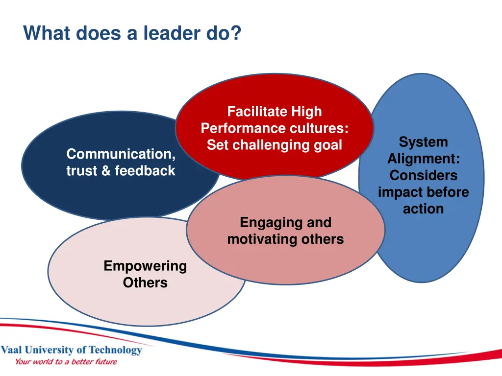 what does a leader do