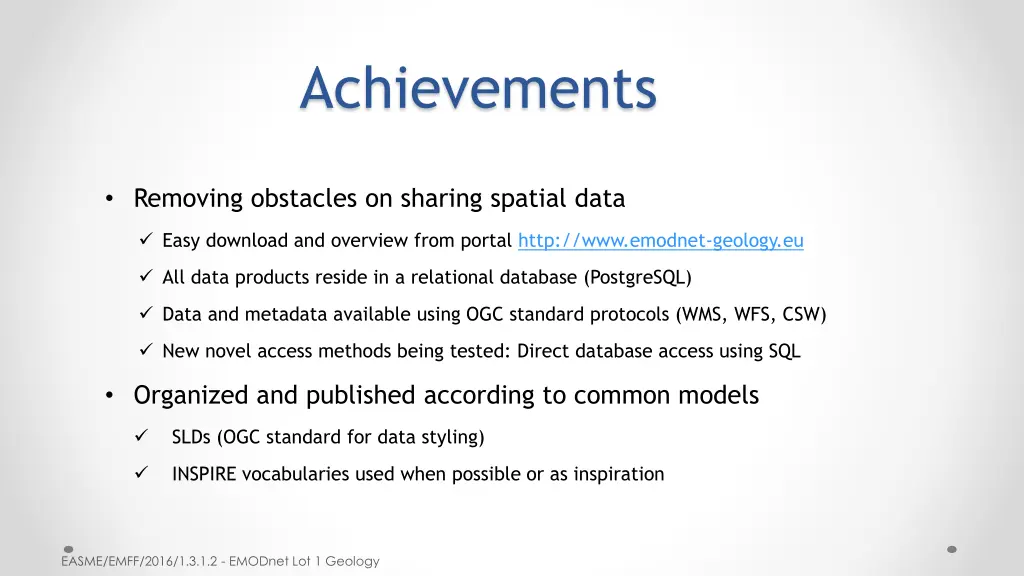 achievements