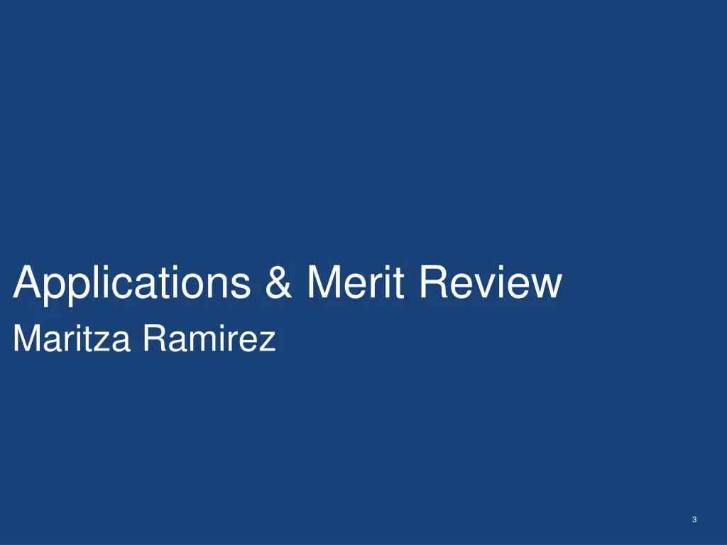 applications merit review maritza ramirez