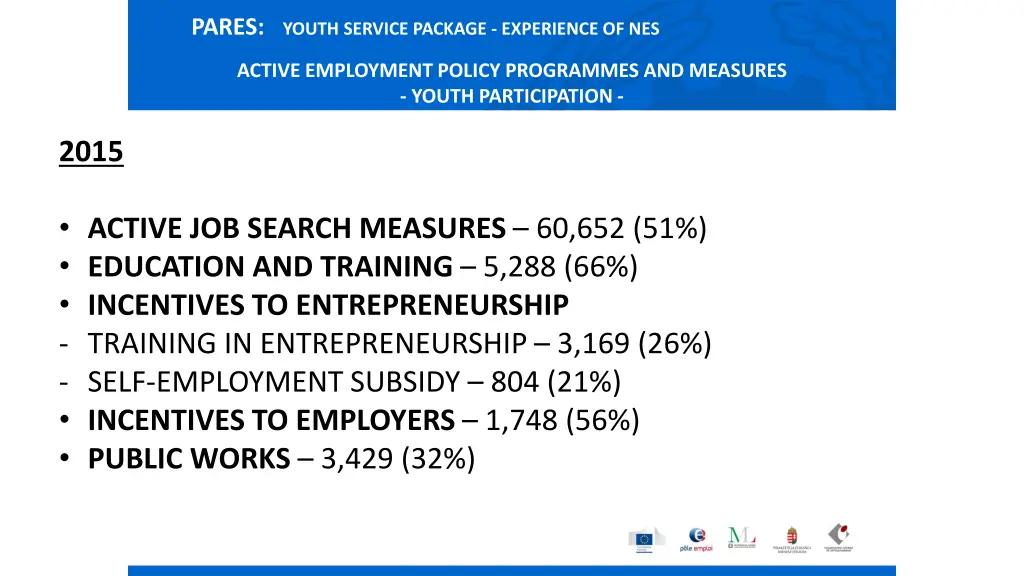 pares youth service package experience of nes 12