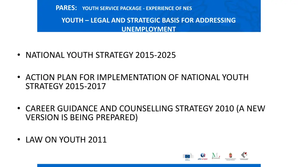 pares youth service package experience of nes 7