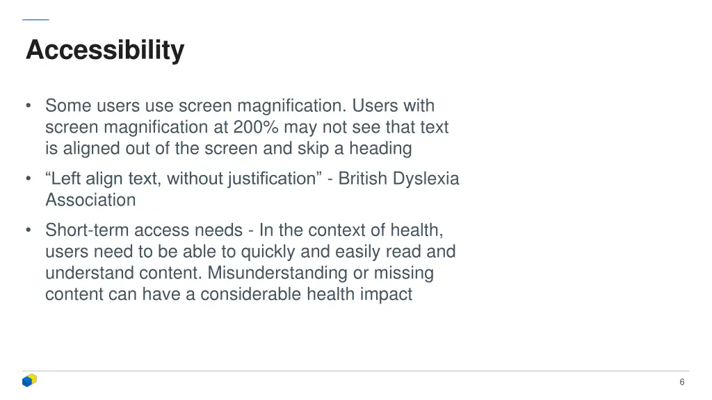 accessibility