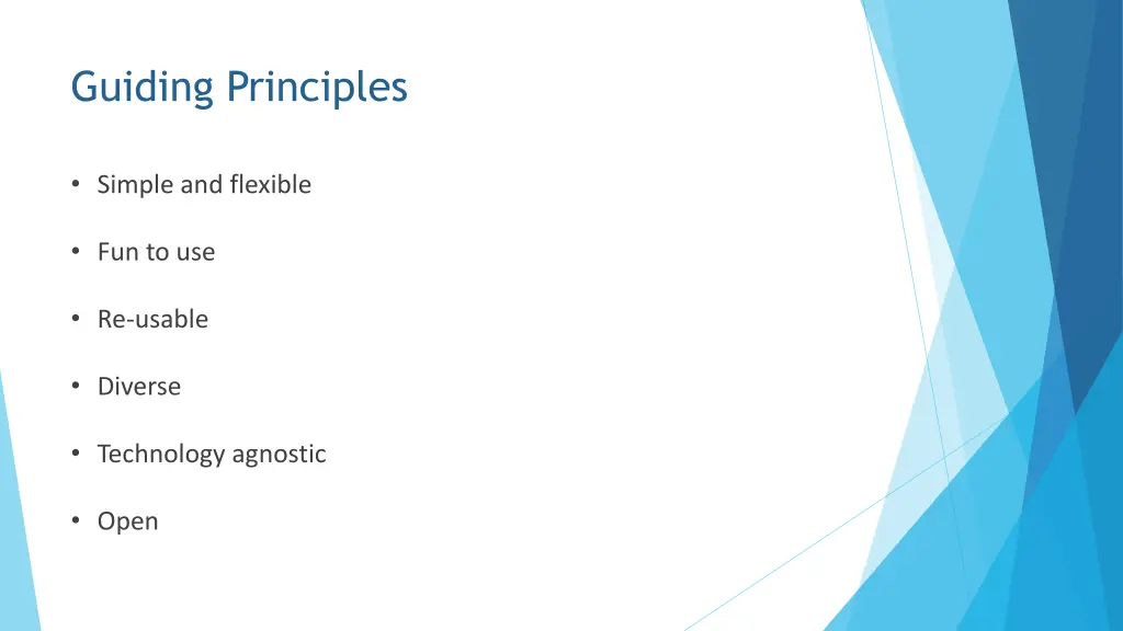 guiding principles