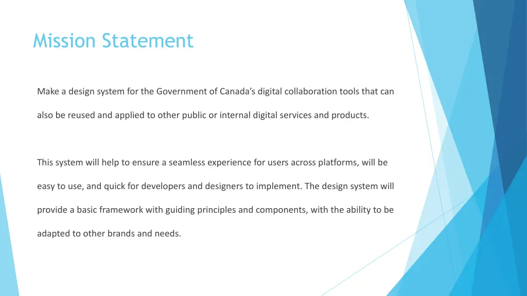 mission statement