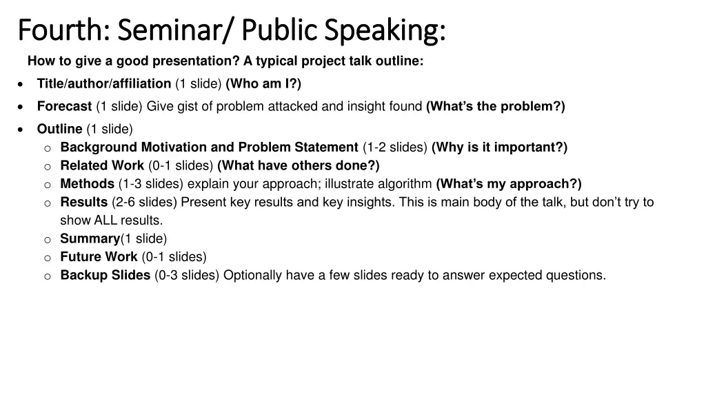 fourth seminar public speaking fourth seminar 1