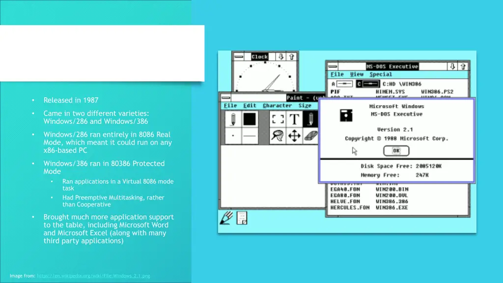 microsoft windows 2 x