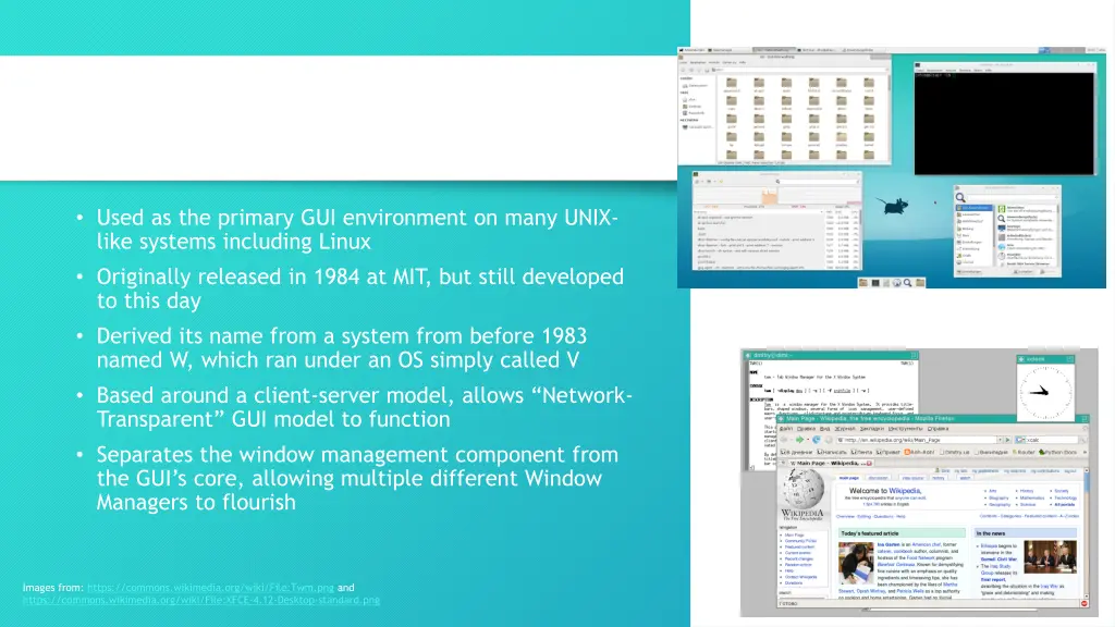 the x window system