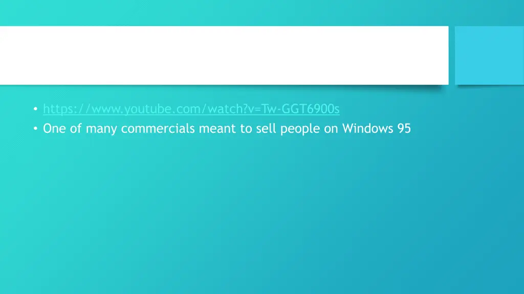 windows 95 commercial