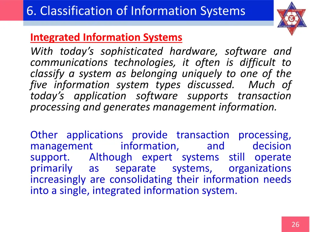 6 classification of information systems 9