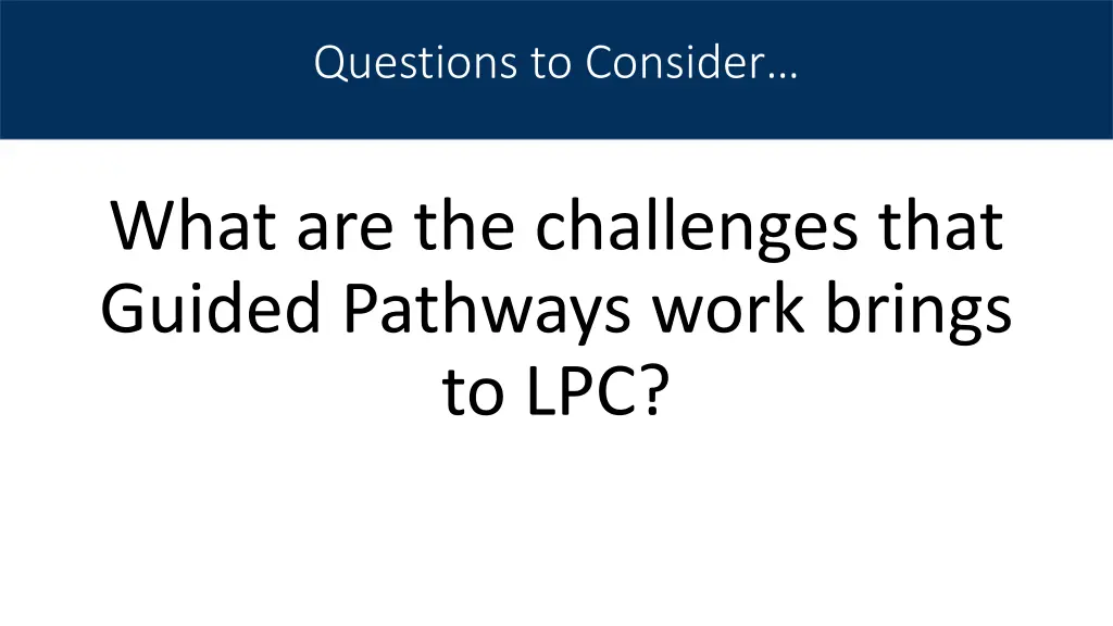 questions to consider 1