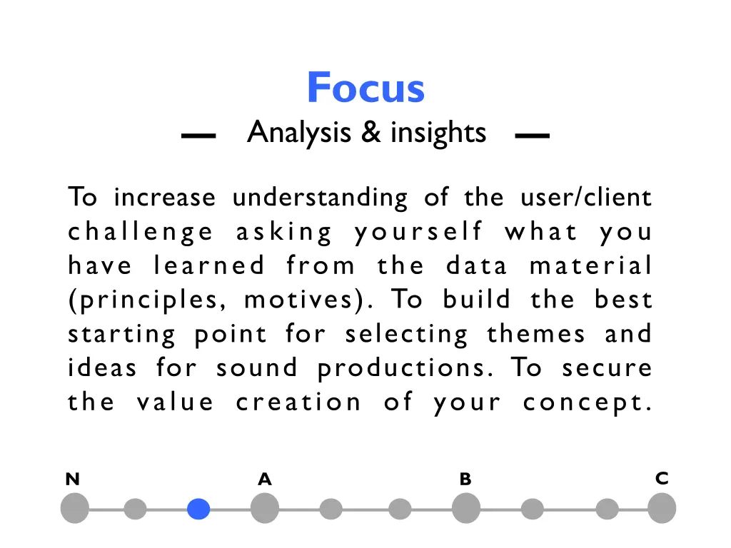 focus analysis insights