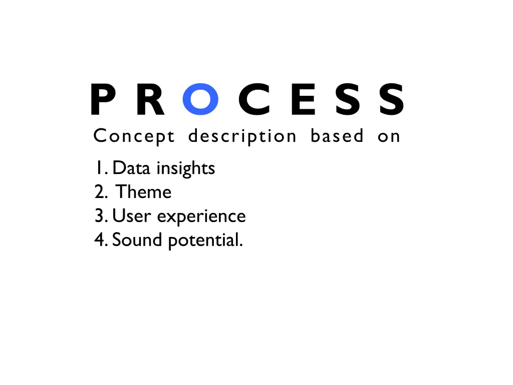 p r o c e s s concept description based on