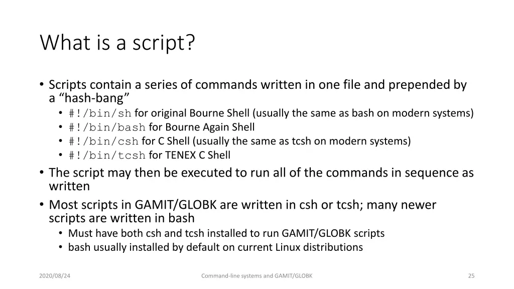 what is a script