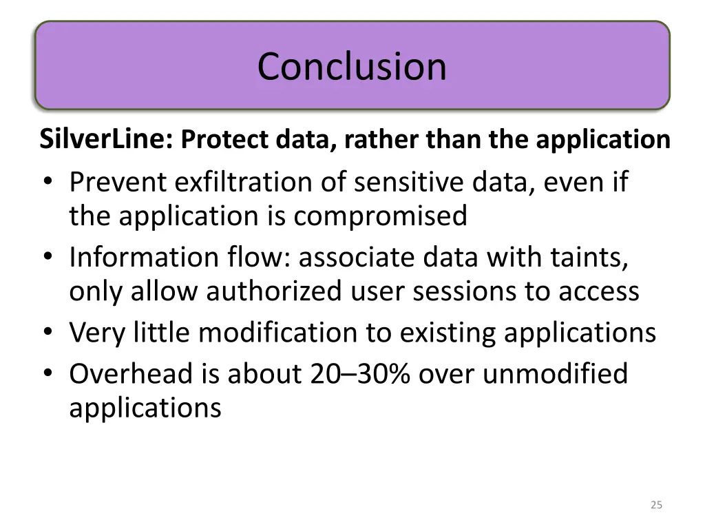 conclusion