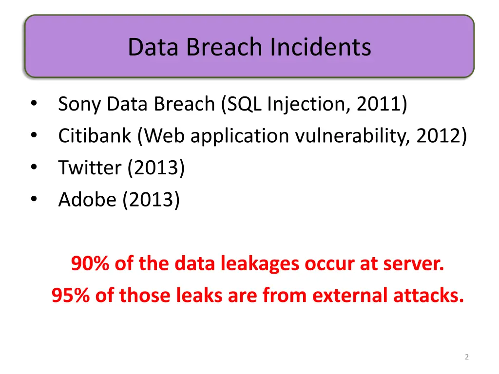 data breach incidents