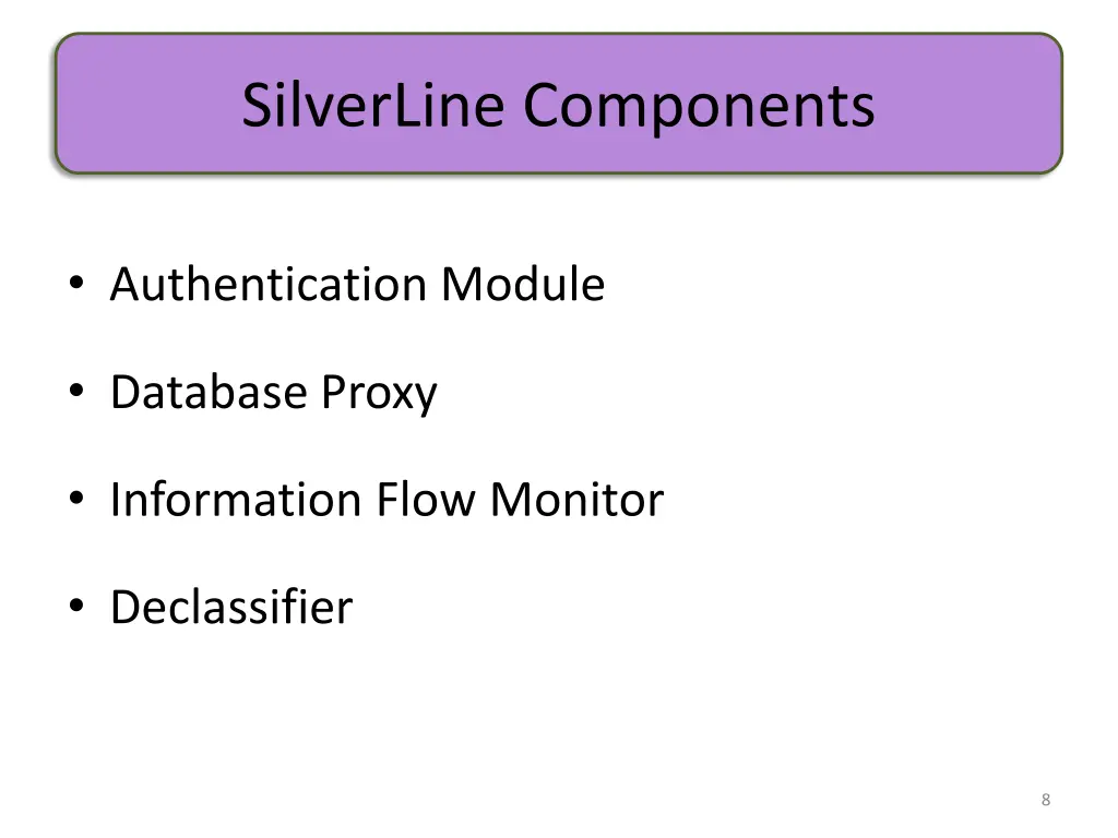 silverline components